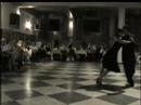  Gabriela Elias  and  Eduardo Perez  are  dancing  to  the  milonga  "  Sacale Punta  "