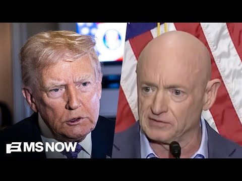 'Trump is trying to silence me': Sen. Mark Kelly speaks out about Trump and Hegseth's threats