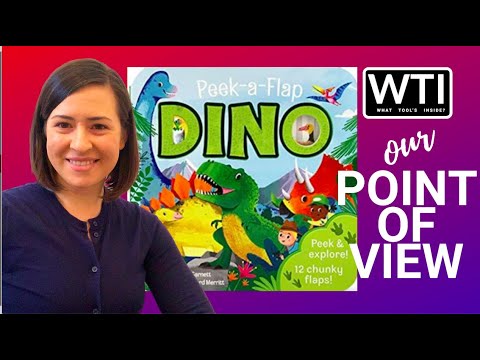 Jaye Garnett Peek a Flap Dino Book - WTI product video review
