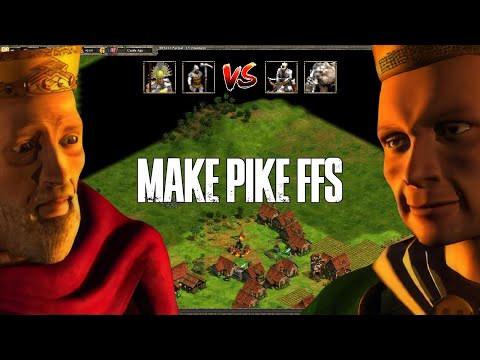 I'm uploading every game of AOE2 I play until I die in 4K - Ep298: MAKE PIKE FFS