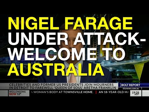Nigel Farage on revolution agains the left currently in progress - The Bolt Report September 3, 2018