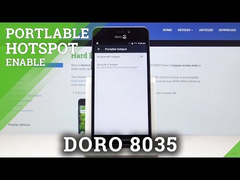 How to Enable Portable Hotspot in DORO 8035 – Share Internet