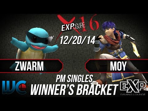 EXPosure 16 - Zwarm (Squirtle) vs. Moy (Ike) PM Winner's Bracket