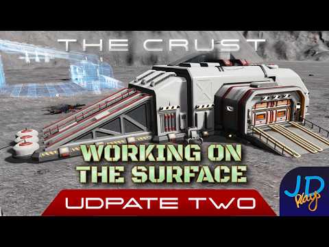 Working on the Surface 🌕 The Crust Update 2  🚀 Ep09👨‍🚀 Lets Play, Tutorial, Walkthrough