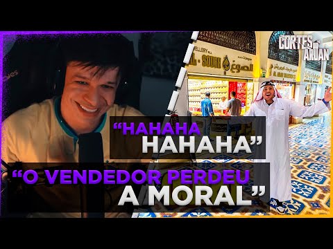 ARUAN REAGE A FUI NA RUA DO OURO NO QATAR E GASTEI 30.000 REAIS 😲 (RENATO GARCIA) - Cortes do Aruan