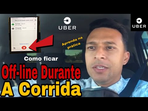 “Uber” Como não receber chamadas durante as Corridas “Modo off-line”