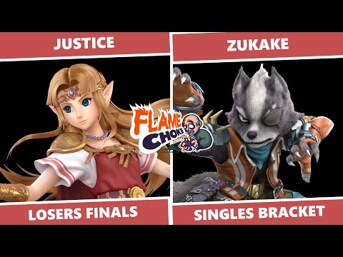 Flame Choke #20: Losers Finals - Justice (Zelda) Vs Zukake (Wolf) SSBU Singles