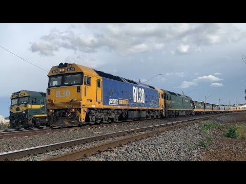 BL30 & G520 On 7734v Pacific National Grain Train At Seperation St (15/4/23)