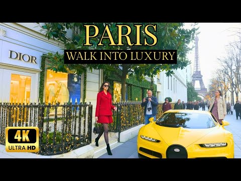 🇫🇷 2026 Paris Most Luxurious Streets 4K HDR - Avenue Montaigne, Champs-Élysées & Place Vendôme