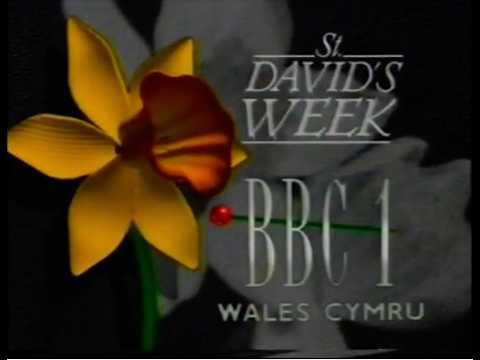BBC Wales St.David's Week promo - Dylan Thomas / BBC TWO Wales continuity - 1989