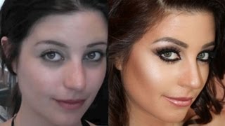 Kim Kardashian Makeup Contouring & Highlighting