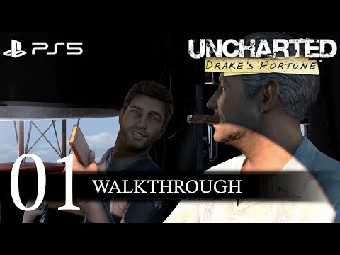 Uncharted: Drake's Fortune Remastered Walkthrough Part 1 (No Commentary/Full Game) PS5