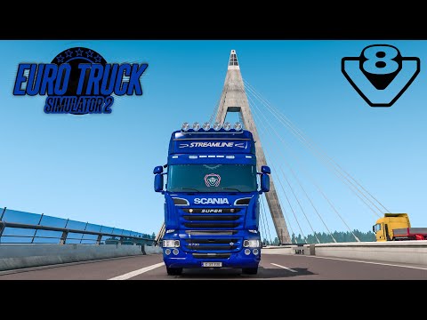 ETS2 1.39 | SCANIA R730 V8 Open Pipe | Oslo - Jönköping