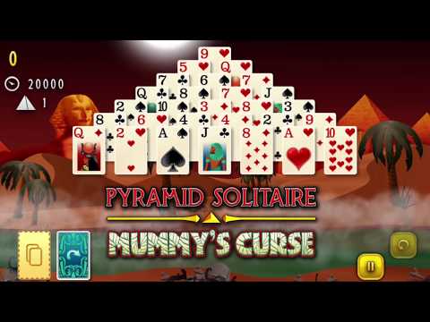 Pyramid Solitaire Mummy's Curse Video