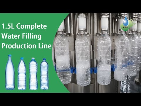 Complete water filling packing line