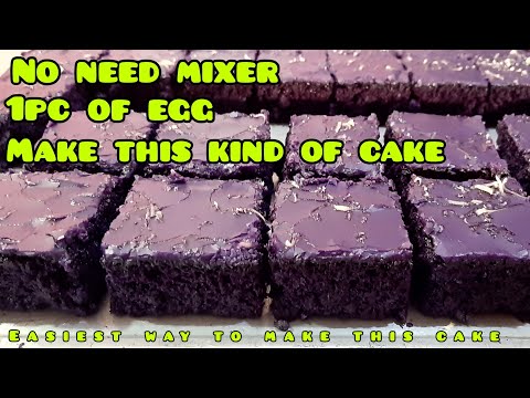 UBE MOIST CAKE EASY RECIPE IDEA❤SUPER SOFT MELT IN YOUR MOUTH😋 HOW TO MAKE UBE MOIST CAKE?