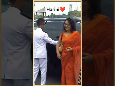 අපේ අගමැතිනියගේ හැඩ ❤️#hariniamarasooriya #npp #shorts #viralvideo