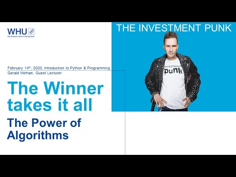 The Investment Punk at WHU | Gerald Hörhan on Python ... - YouTube