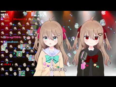 Evil Neuro x Neuro-Sama V3 sings Identity アイデンティティby Kanaria [Karaoke Cover Version]