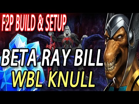 Beta Ray Bill [Solo Clear] Vs WBL Knull + WBU Ebony 99 One-Shot + [Crystal Giveaway Result] - MFF