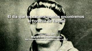 El dÃa que los catamarqueños encontramos el corazón de Esquiú