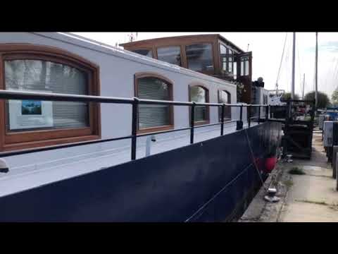 Belgium Spitz Dutch Barge Flat bottom, steel hull with rivets - Boatshed - Boat Ref#323011