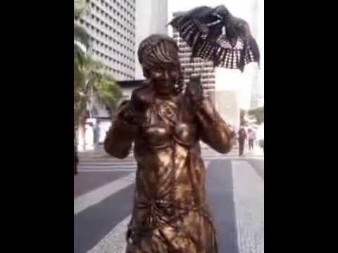 Estátua-Viva - Lgo. da Carioca - 20/06/2014