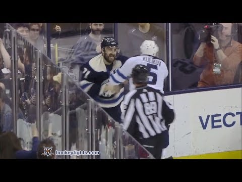 Dmitry Kulikov vs Nick Foligno Mar 3, 2019