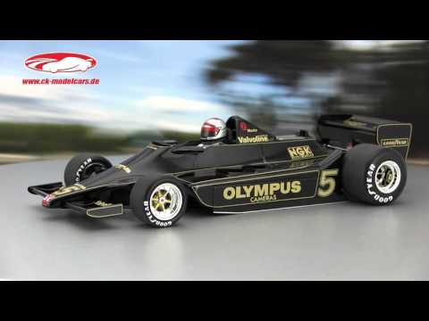 ck-modelcars-video: Mario Andretti Lotus Ford 79 #5 Weltmeister Formel 1 1978 Minichamps