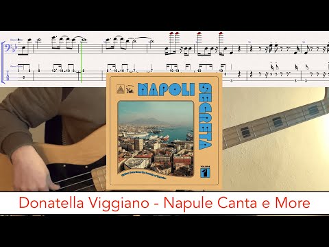 Donatella Viggiano - Napule Canta e More // bass playalong w/tabs (1979 - Italian funk/disco)