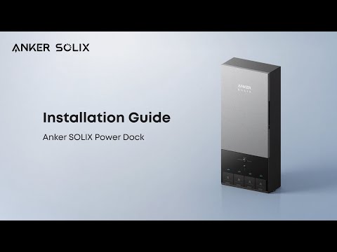 How to Install Anker SOLIX Power Dock