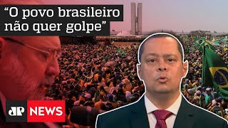 Augusto Aras diz que MP trabalha para que atos de 7 de Setembro sejam pacíficos; Serrão comenta