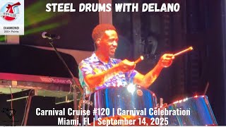 STEEL DRUMS WITH DELANO | Carnival Celebration | Miami, FL, September 14, 2025