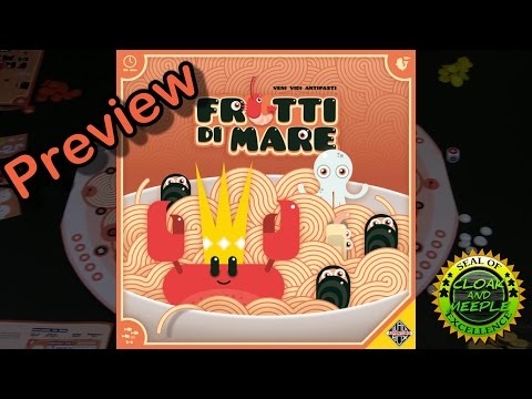 Cloak and Meeple: Preview, Frutti di mare