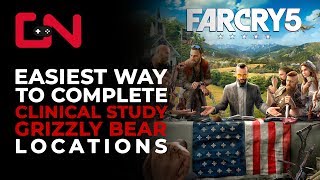 Far Cry 5 Grizzly Bear Locations - Clinical Study Mission