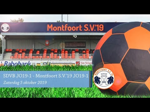 SDV Barneveld JO19-1 - Montfoort S V '19 JO19-1