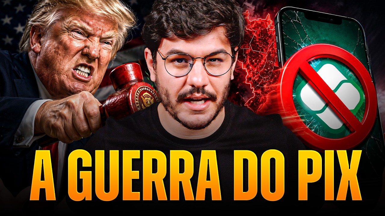 Trump quer acabar com o PIX e cobrar tarifas do Brasil