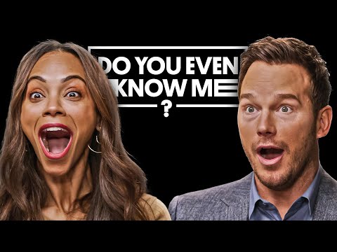 Zoe Saldaña & Chris Pratt Prove They Are Best Friends | Do You Even Know Me? | @LADbible​