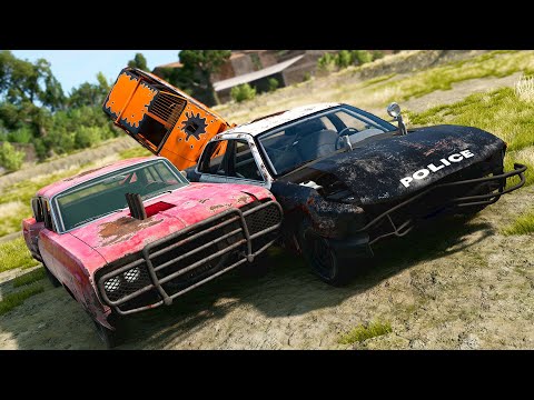 AWESOME NEW Multiplayer Demo Derby Game Mode! Maximum Destruction! - BeamNG Multiplayer