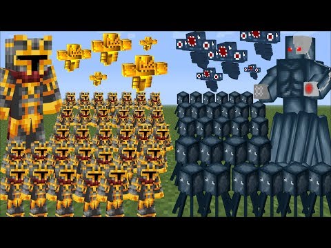 MC Naveed - Minecraft - Minecraft 1000 SQUID ARMY VS 1000 MC NAVEED ARMY BATTLE / FIGHT TILL DEATH MOD!! Minecraft