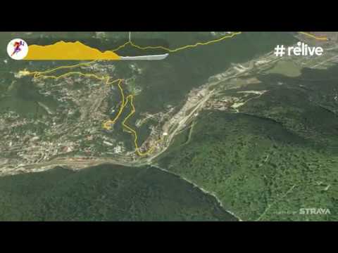 Traseu bicicleta 3D RELIVE: Busteni-Sinaia-Telegondola-Peles-Cumpatu