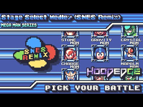 ✦ 𝐒𝐅𝐂𝟑 ✦ Mega Man (Series) - Pick Your Battle ~ Stage Select Medley (SNES Remix)