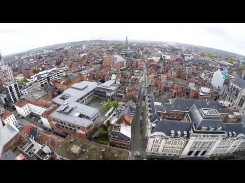 Leuven, Belgium - drone flight