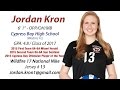 Jordan Kron 2016 Big South Open Semi & Finals Highlights