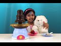 Chocolate fountain : play go kids play kitchen video ...