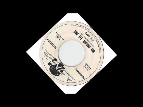 TEEN Vic Diaz - So Mean To Me (1961)