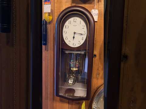 “Classic Crystal Ringers” RHYTHM Karakuri Clock - 4MJ779-R06