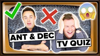 Ant &amp; Dec Try To Answer 13 Hard Questions About British TV