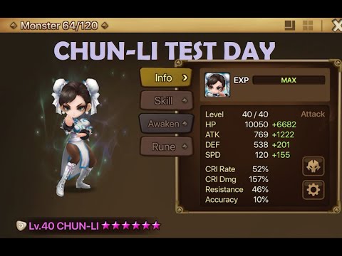 Light Chun Li Test Run
