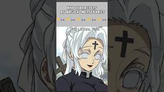 Redesigned KNY characters as mercenaries. #kny #demonslayer #trending